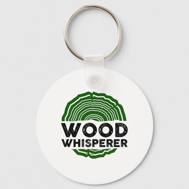 Carpenter - Wood Whisperer Keychain (Front)