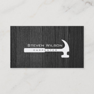 Carpenter Woodworker Professional Tool Wood Business Card