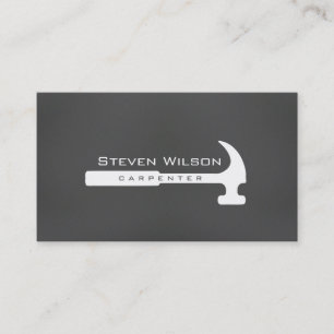 Carpenter Woodworker Professional Tool Wood Business Card