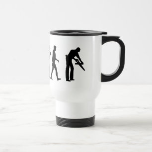 Carpenter woodworker set builder travel mug