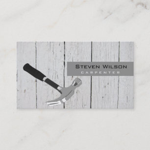 Carpenter Woodworking Professional Wood Tool Business Card