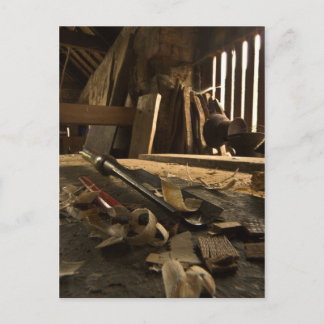 Carpenters Busy Workshop Carte postale