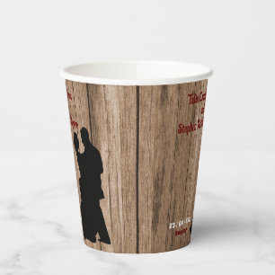 Carpenter's wedding paper cups