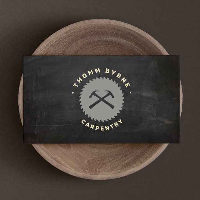 Carpentry and Handyman Construction Business Card (Creator Uploaded)