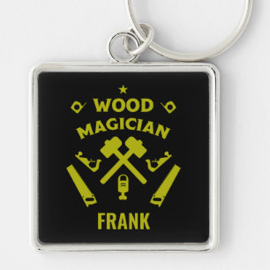 Carpentry And Woodworking Keychain