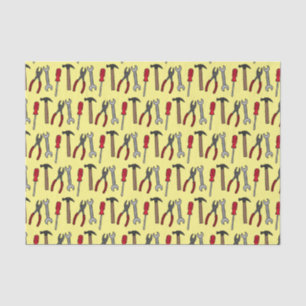 Carpentry tools cartoon illustration  tissue paper