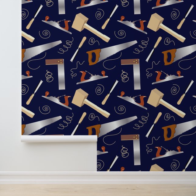 Carpentry Tools Fun Woodworking Wallpaper (Application)