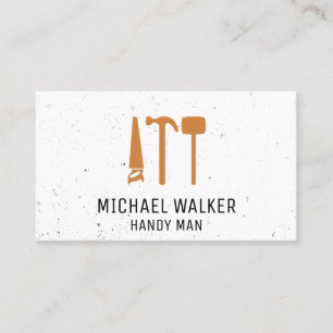 Carpentry Tools Hardware House Repair Business Card