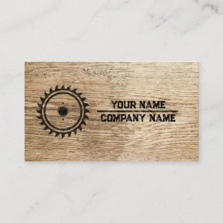 Carpentry with a Touch of Nature bussiness card