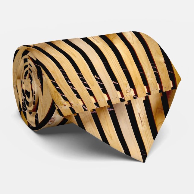 Carpentry: Wooden Fence Posts, Tie (Rolled)