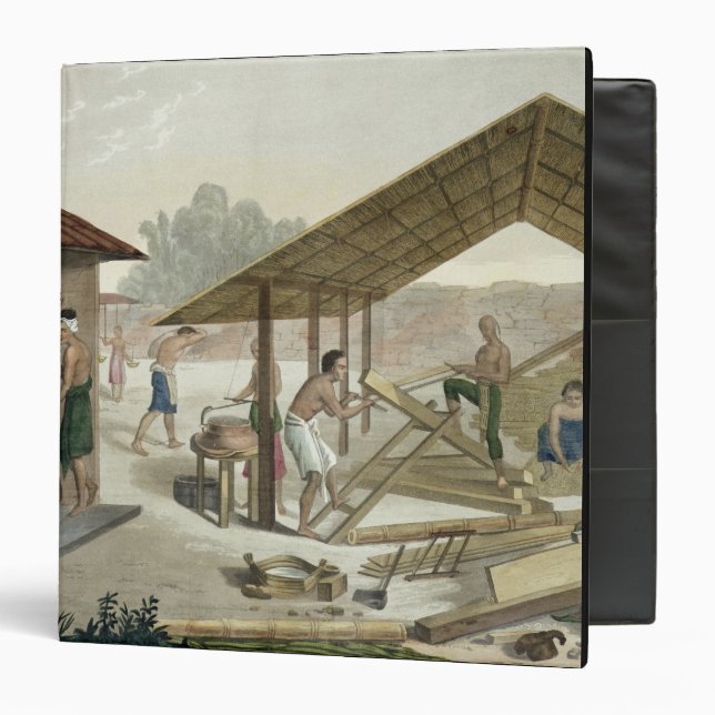 Carpentry Workshop in Kupang, Timor, plate 6 from Binder (Front/Inside)
