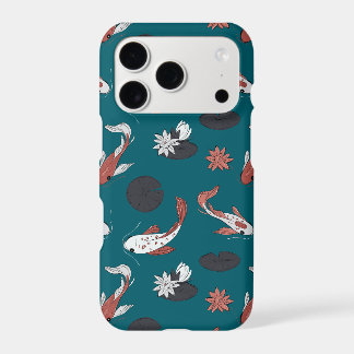 Carpes Koï Japonaises & Nymphéas Motif Asiatique