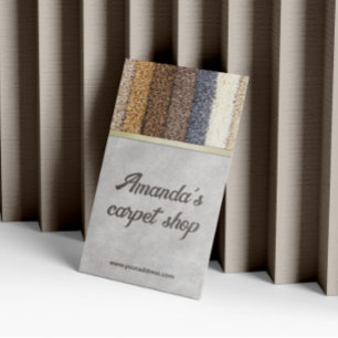 Carpet/Carpeting Shop Elegant Grey Card
