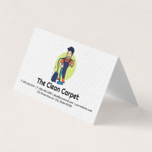 Carpet Cleaner   Home Services Business Card