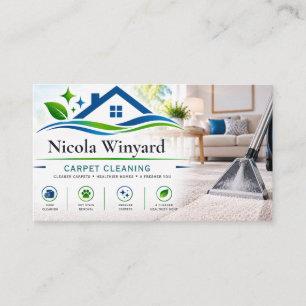 Carpet Cleaning Business Card