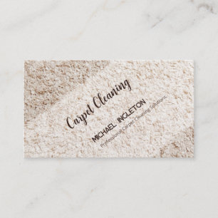 Carpet Cleaning Custom QR Business Card