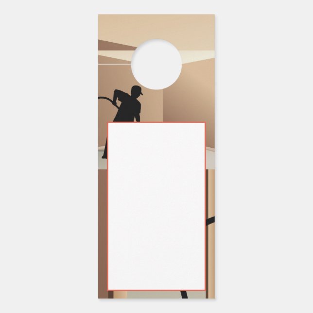 Carpet Cleaning Door Hanger (Front)