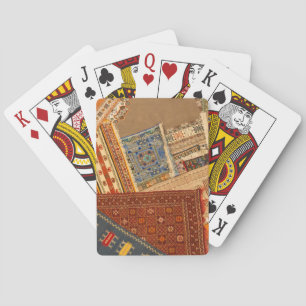 Carpet Collage Close Up Playing Cards