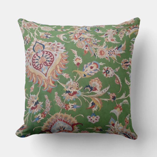 Carpet Design Throw Pillow (Front)