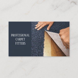 Carpet Fitter Service Professional  Business Card