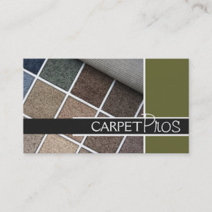 Carpet, Flooring, Construction Business Card