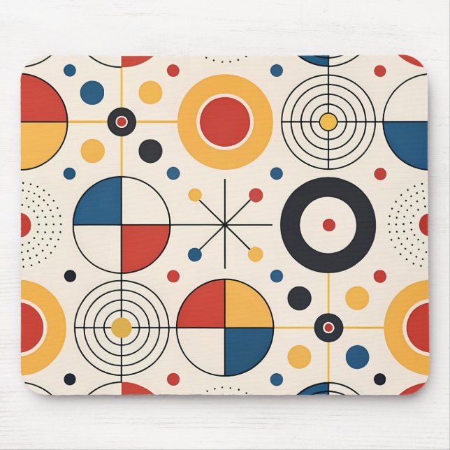 Carpet geometric design mouse pad (Front)