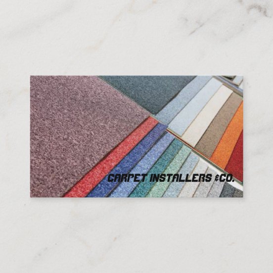 Carpet Installation Business Cards & Profile Cards Zazzle CA