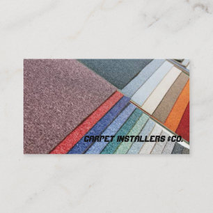 Carpet installer business card