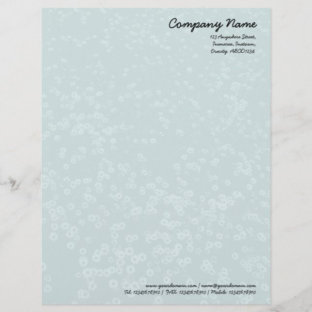 Carpet of Daisies - Green Letterhead (Front)