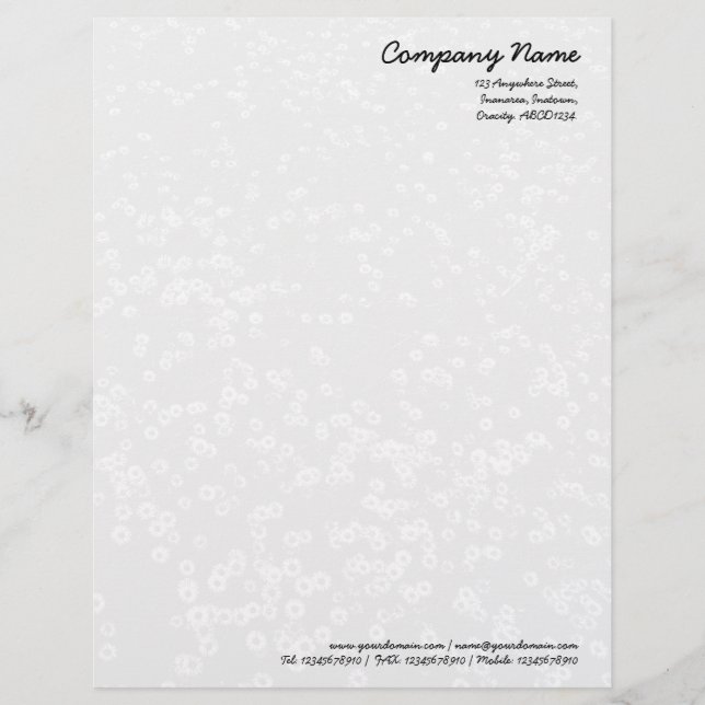 Carpet of Daisies - Light Grey Letterhead (Front)