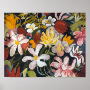 Carpet of Flowers Auguste Macke Poster