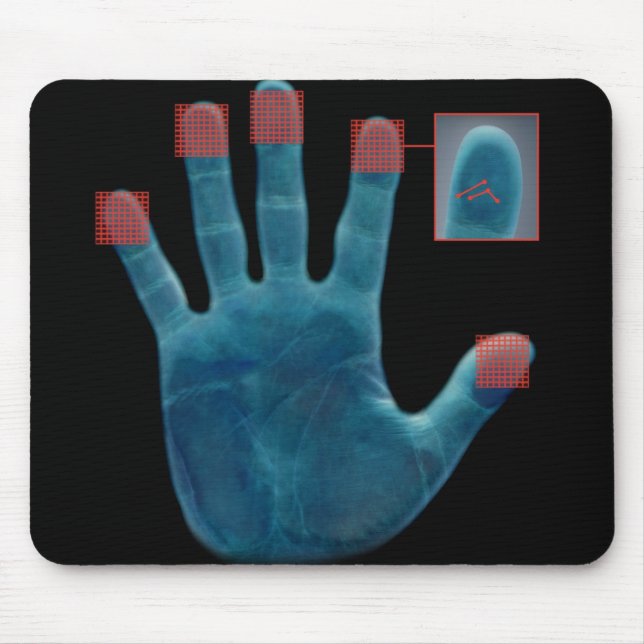 Carpet rat fingerprints mouse pad (Front)
