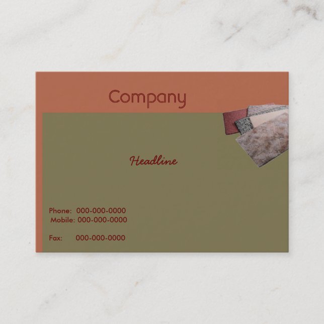 Carpets Business Card (Front)
