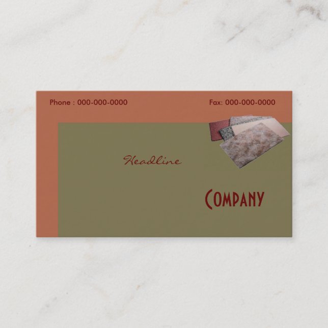 Carpets Business Card (Front)