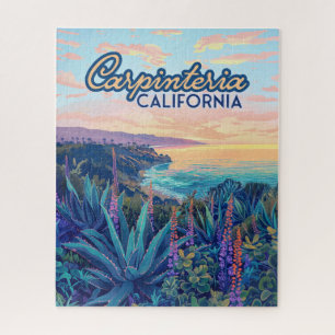 Carpinteria California Santa Barbara Ventura Beach Jigsaw Puzzle