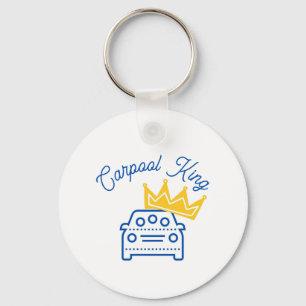 Carpool King Key-Chain Keychain