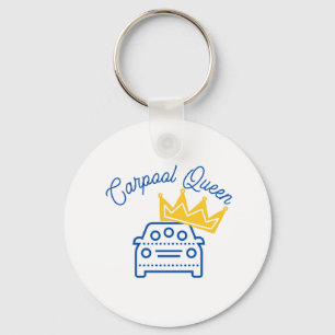 Carpool Queen Key-chain Keychain