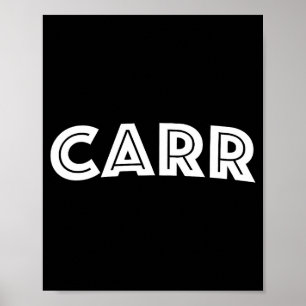 Carr  poster