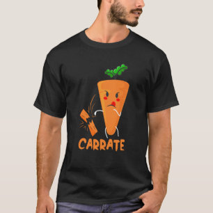 Carrate Carrot Karate Costume Vegans Costume T-Shirt