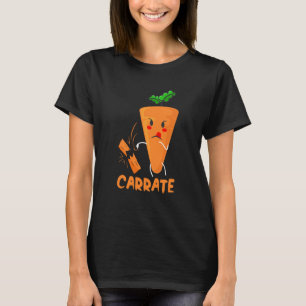 Carrate Carrot Karate Costume Vegans Costume T-Shirt