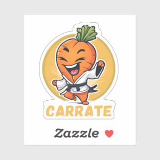 Carrate Funny Carrot Karate Pun