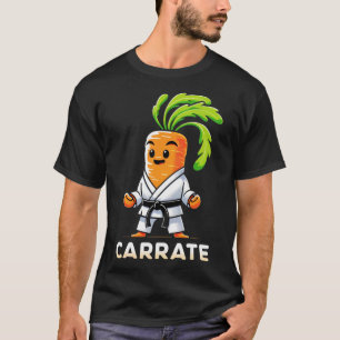 Carrate Funny Karate Carrot Teacher Student Martia T-Shirt