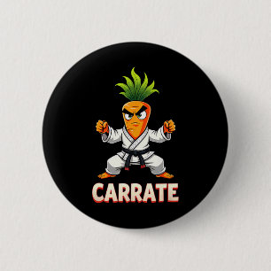 Carrate Karate Carrot Mma Students Trainer 1 2 Inch Round Button
