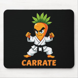 Carrate Karate Carrot Mma Students Trainer Mouse Pad