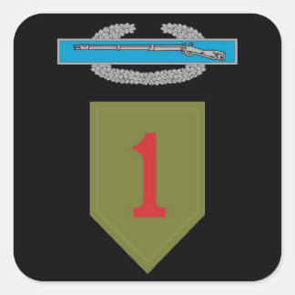 Carré 1ère division d'infanterie Sticker CIB