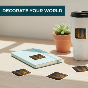 Carré Ancien temple Karnak Colonnes Sticker