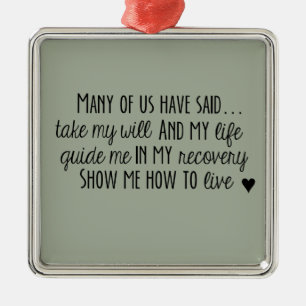 Carré Argenté 3ème ornement de prière d'étape de narcotiques