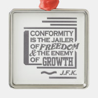 Ornement de citation JFK