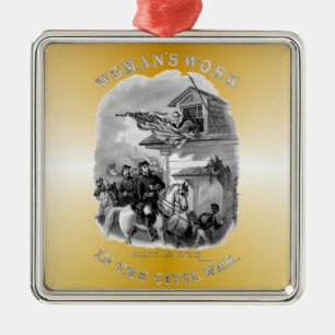 Carré Argenté Ornement de guerre civile