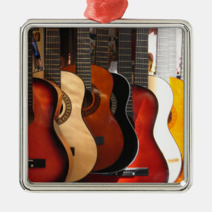 Carré Argenté Ornement de guitare